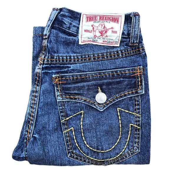 True Religion Jeans Size 30 JOEY Blue - Picture 1 of 10